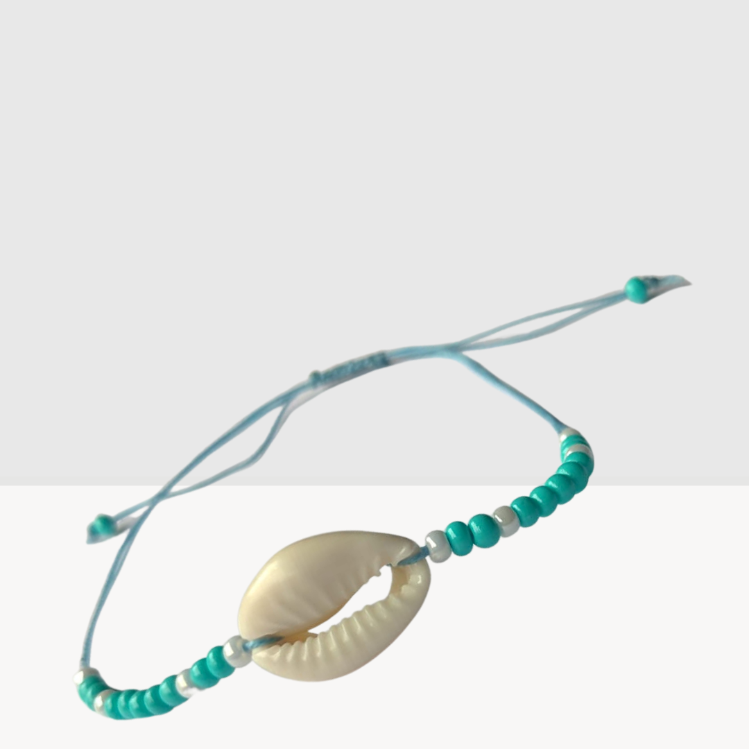 Bracelet Cauri turquoise